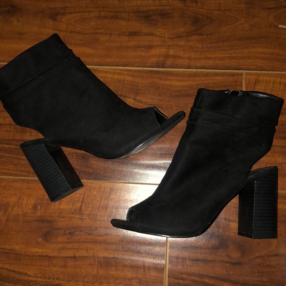 Charlotte Russe Shoes - Black booties